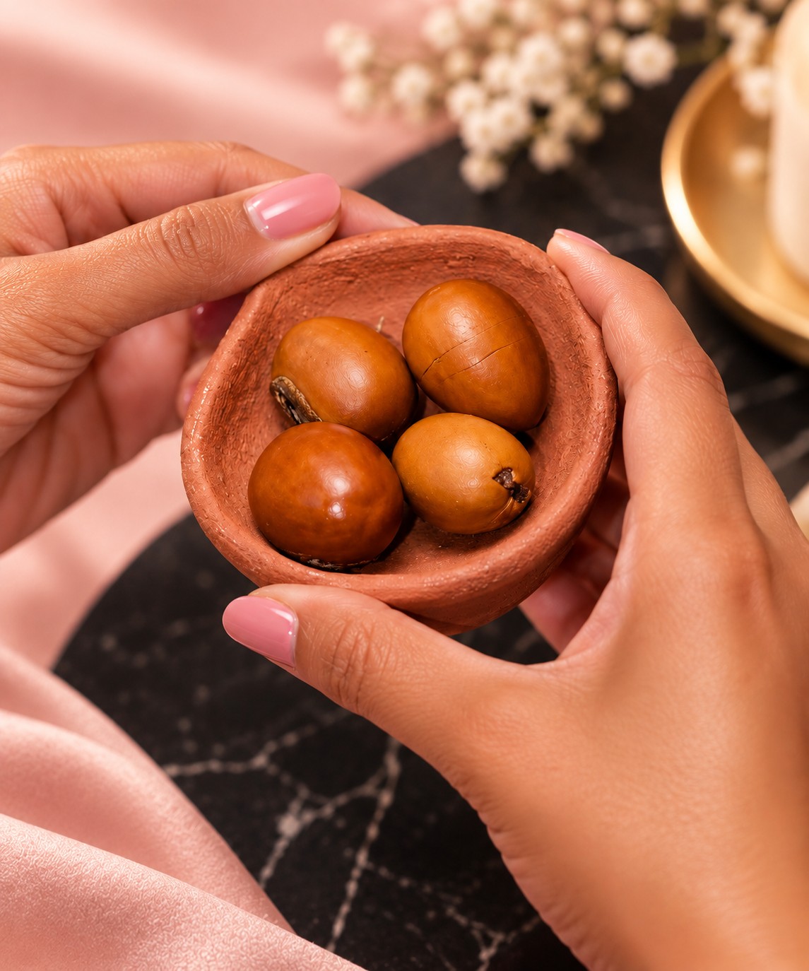 Botanical ingredients shown in the supplied product imagery